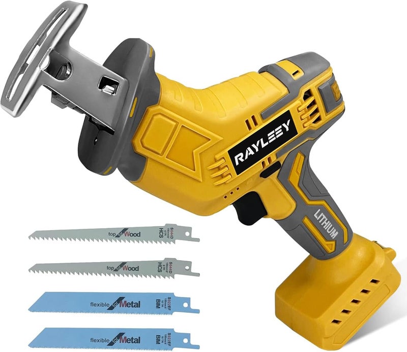 RAYLEEY Cordless Reciprocating Saw Compatible with Dewalt 20V MAX Battery, 0-3500 SPM, Variable Speed Trigger, One-Handed, Keyless Blade Clamp, Tool Only - Image 1